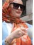 Soft Batik 0343 Turuncu Şal 4