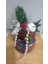 Çap 10CM Yükseklik 15CM Yılbaşı Noel Masaüstü Süs 1 Adet 1