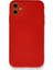 iPhone 11 Kılıf Kamera Korumalı Kırmızı Silikon Kılıf 2