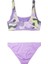 Swimfoam Lila Kamuflaj Bralet Kadın Bikini Takımı 2