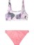 Swimfoam Pembe Kamuflaj Bralet Kadın Bikini Takımı 2
