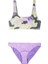 Swimfoam Lila Kamuflaj Bralet Kadın Bikini Takımı 1