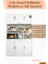 Tamamı Mdf 6 Kapaklı Açık Raflı Mini Fırın Dolabı ve Kiler Dolabı 5