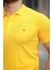 Erkek Kıvrılmaz Polo Yaka Cepsiz Slim Fit Dar Kesim T-Shirt 2