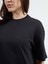 Emilia 80002 Oversize Siyah Kadın Basic T-Shirt 3