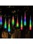 Lıghtıngx Meteor Kayan LED Işık 10 Tüp 50 cm Rgb Aydınlatma Eklenebilir IP65 Dış Mekan Dekoratif Süs 3