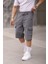 Erkek Slim Fit Kargo Cepli Kapri Şort 1
