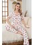Kadın Strawberry Patterned Kısa Kol Pijama Takımı 3