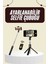 Cep Telefonu Tripod Standı Manyetik Selfie Sopa Bluetooth Uzaktan Kumandalı 1