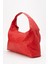 Vega Kadın Salaş Görünümlü Tote Çanta Gerçek Deri Kırmızı 2