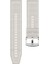 Winex 3 Pro ile Uyumlu Kordon Kayış Dikiş Desenli Silikon KRD102 Lms 22/dds Krem 1