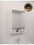 DF16104B MDF 2 Kapaklı Aynalı Banyo Dolabı Lavabo Üstü Dolap Çok Amaçlı Banyo Dolabı 2