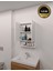 DF16104B MDF 2 Kapaklı Aynalı Banyo Dolabı Lavabo Üstü Dolap Çok Amaçlı Banyo Dolabı 3