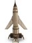 Thunderbird 1 Roket Ahşap Maketi - 157 Parça Dıy Hobi Maketi - Ahşap Roket Maketi 3