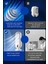 Küçük Hava Soğutucu USB Şarj Edilebilir 1800MAH Kule Masa Fanı 5 Hız (Beyaz) 4