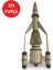 Thunderbird 3 Uzay Aracı Maketi - 373 Parça Ahşap 3D Puzzle - Tb3 Ssto Roket Modeli 1
