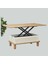 Lidya Akıllı Sehpa Atlantik Çam Krem 4 Fonksiyonlu Açılır Mekanizmalı 90x39x60 Cm 5