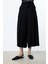 Beli Kuşaklı Geniş Paça Pantolon Siyah 54144 1