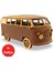 Volkswagen T1 Ahşap Model Araba - Retro Vw Minibüs Maketi - 91 Parça Ahşap 3D Kit 1