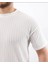 Erkek Kısa Kollu Örgü Kumaş Bisiklet Yaka T-Shirt 2