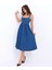 7143 Kot Elbise-Mavi 3