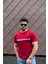 Erkek Kısa Kollu Nasa Baskı Basic Erkek T-Shirt 4