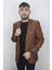 Fistan Store Erkek Italyan Kesim Dar Kalıp Tek Düğme Yazlık Blazer Ceket 1