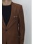 Fistan Store Erkek Italyan Kesim Dar Kalıp Tek Düğme Yazlık Blazer Ceket 4