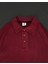 Yakalı Patlı Kısa Kol T-Shirt - Bordo 4