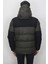 Fistan Store Erkek Hakim Yaka Spor Kesim Rahat Kalıp Kapüşonlu Kışlık Şişme Mont 5