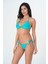 2025 Kreasyonu Açık Mavi Düz Üçgen Brazilian Bikini Takımı 1