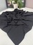 D Desen Soft Pamuk Eşarp Siyah Renk 3