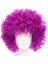 Koyu Mor Violet Renk Afro Bonus Parti Peruğu 1