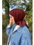 Elegance Monogram Eşarp - Bordo 942 1