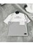 Unisex Torba Cep Detaylı Parçalı T-Shirt - Gri 1