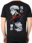 Unisex Bisiklet Yaka Baskılı Oversize T-Shirt - Siyah 2