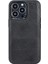 Apple iPhone 13 Pro Uyumlu Deri Cüzdanlı Kılıf Siyah 4