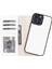 Apple iPhone 13 Pro Max Uyumlu Deri Cüzdanlı Kılıf F3 Beyaz 5