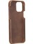 Apple iPhone 12 Pro Uyumlu Deri Arka Kapak F360 G2 Antik Kahve 4