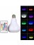 Kumandalı Rgb Led Işık Bluetooth Hoparlör Ses Lambası Renkli Ampul 2