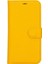 Apple iPhone 15 Plus Uyumlu Deri Cüzdanlı Kılıf Mwwn FL12 Sarı 4
