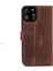 Apple iPhone 11 Pro Max Uyumlu Deri Cüzdanlı Kılıf Rfıd G2 Kahve 3