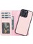 Apple iPhone 13 Pro Uyumlu Deri Cüzdanlı Kılıf Nu2 Pembe 5