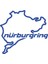 Nürburgring Araba Sticker 17X17 cm Mavi 1