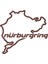 Nürburgring Araba Sticker 17X17 cm Kahverengi 1