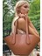 Kadın El ve Omuz Kullanımlı Çıkarılabilir Cüzdanlı Modern Kesim Shopper Çanta 1