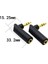 Doksan Derece 3.5mm Stereo Çevirici Jak Ltipi Stereo Jak 4