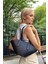 Kadın El ve Omuz Kullanımlı Çıkarılabilir Cüzdanlı Modern Kesim Shopper Çanta 1