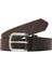 Jacharry Embossed Belt Noos Erkek Brown Stone Kemer - JJ12236466 1