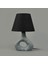 Design Ete Handmade Seramik Abajur - Siyah / Gri - 39X25X25 cm 1